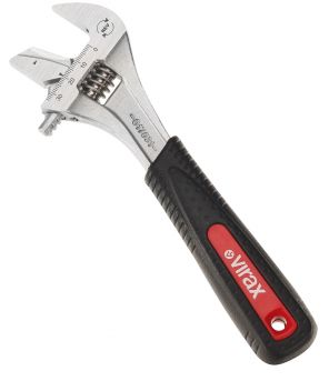 0170 : Adjustable wrench with reversible jaw