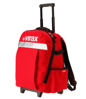 3826 : Textile backpack with rollers