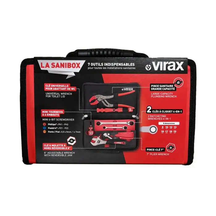 3104 : Sani'Box - set of 7 essential tools for sanitary installations