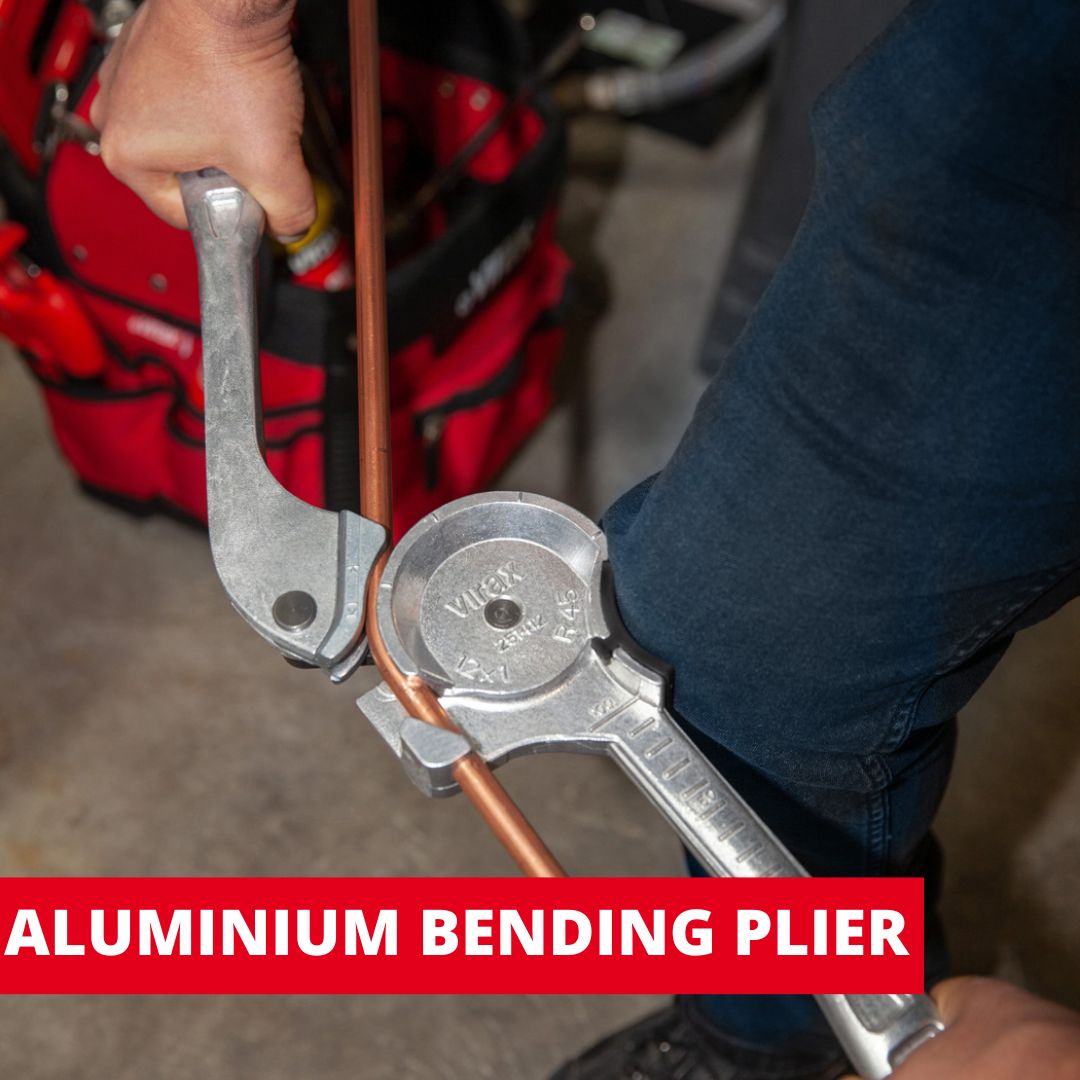 New : aluminium bending plier with knee protection
